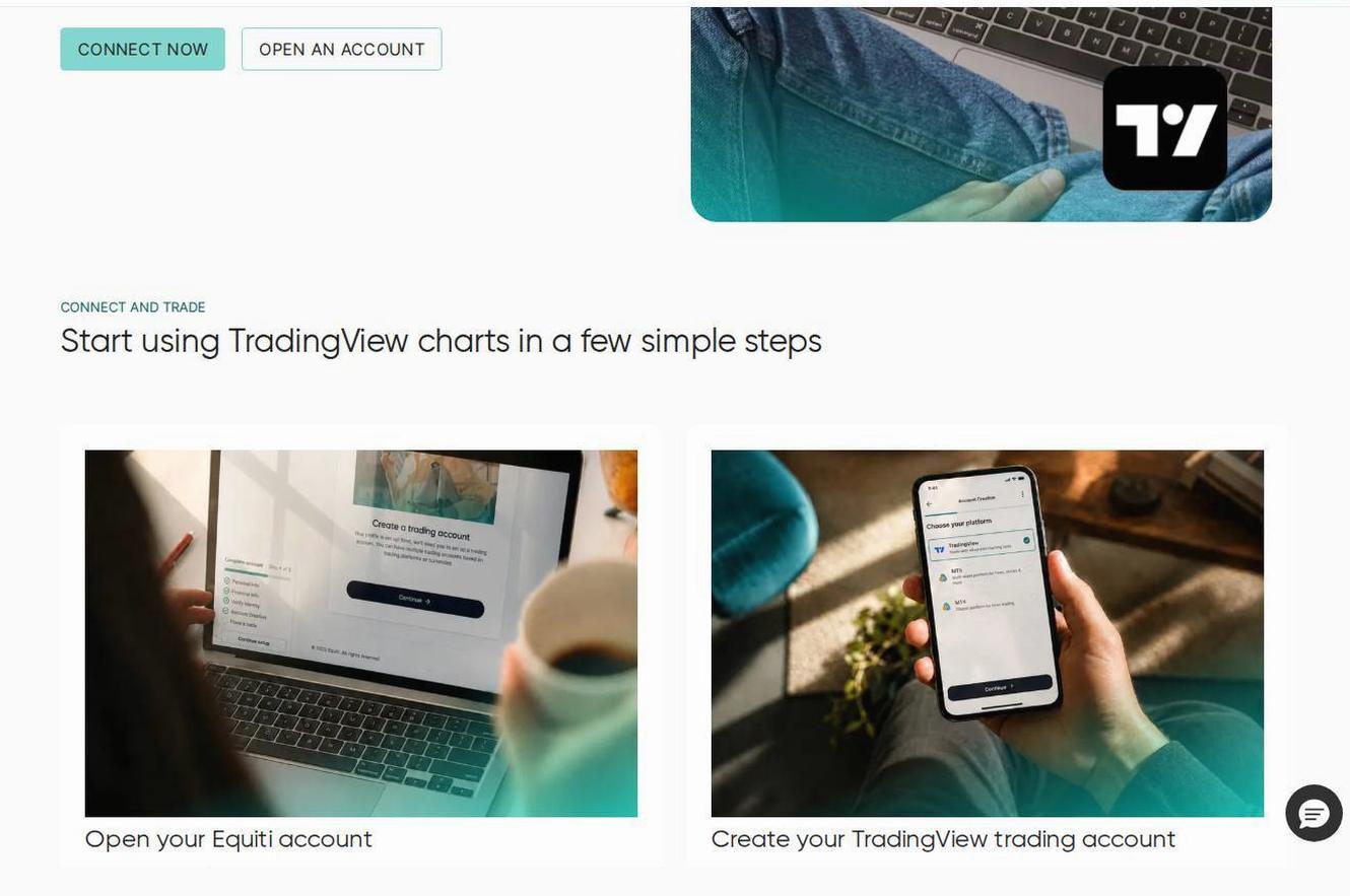 The platform page on the Equiti website